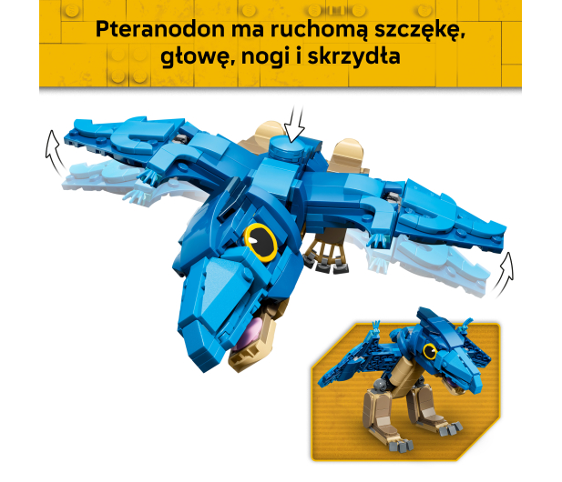 LEGO JURASSIC WORLD 77977 Mały dinozaur: Pteranodon - 1547436 - zdjęcie 8